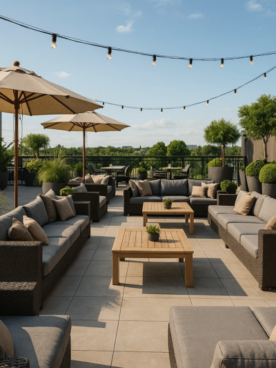Lounge, VIP, lieux, bar